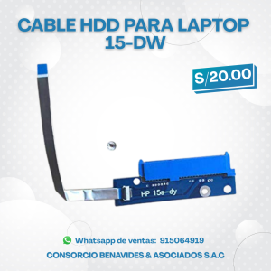 Cable HDD para Laptop HP 15-DW