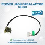 Power Jack para Laptop HP 15-CC