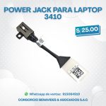 Power Jack para Laptop DELL 3410