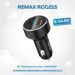 Cargador de Auto Remax RCC-215