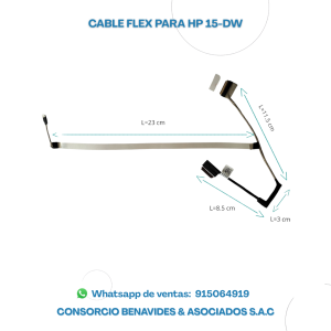 Cable Flex para Laptop HP 15-DW