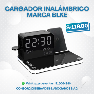 Cargador Inalámbrico BLKE