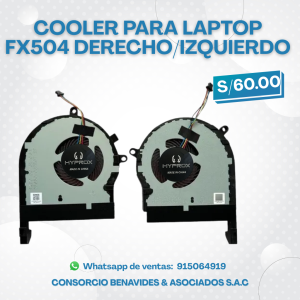 COOLER HYPROX PARA LAPTOP ASUS FX504