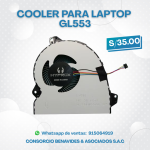 COOLER HYPROX PARA LAPTOP ASUS GL553