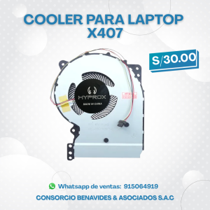 COOLER HYPROX PARA LAPTOP ASUS X407