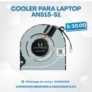 COOLER HYPROX PARA LAPTOP ACER AN515-51