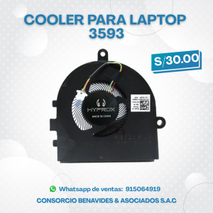 COOLER HYPROX PARA LAPTOP DELL 3593