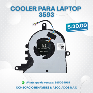 COOLER HYPROX PARA LAPTOP DELL 3593