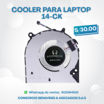 COOLER HYPROX PARA LAPTOP HP 14-CK