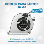 COOLER HYPROX PARA LAPTOP HP 15-AX
