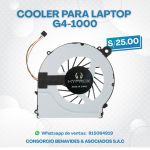COOLER HYPROX PARA LAPTOP HP G4-1000 3PIN
