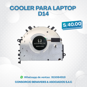 COOLER HYPROX PARA LAPTOP HUAWEI D14