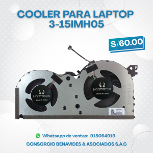COOLER HYPROX PARA LAPTOP Lenovo 3-15IMH05
