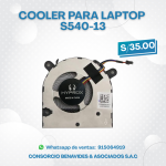 COOLER HYPROX PARA LAPTOP LENOVO S540-13