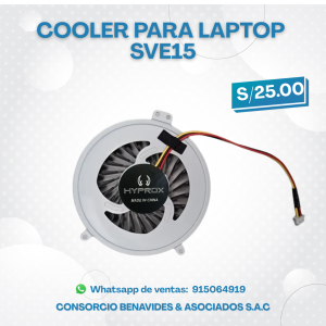COOLER HYPROX PARA LAPTOP SONY SVE15
