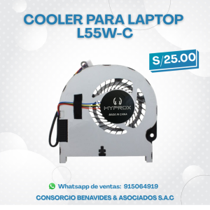 COOLER HYPROX PARA LAPTOP TOSHIBA L55W-C
