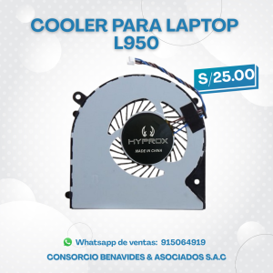 COOLER HYPROX PARA LAPTOP TOSHIBA L950
