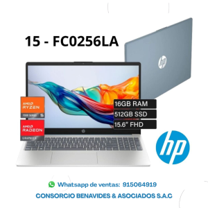 LAPTOP HP 15-FC0256LA