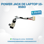 Power Jack para Laptop DELL 15-9560