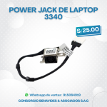 Power Jack para Laptop DELL 3340