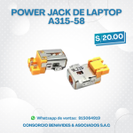 Power Jack para Laptop Acer A315-58