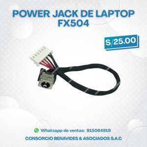Power Jack para Laptop Asus FX504