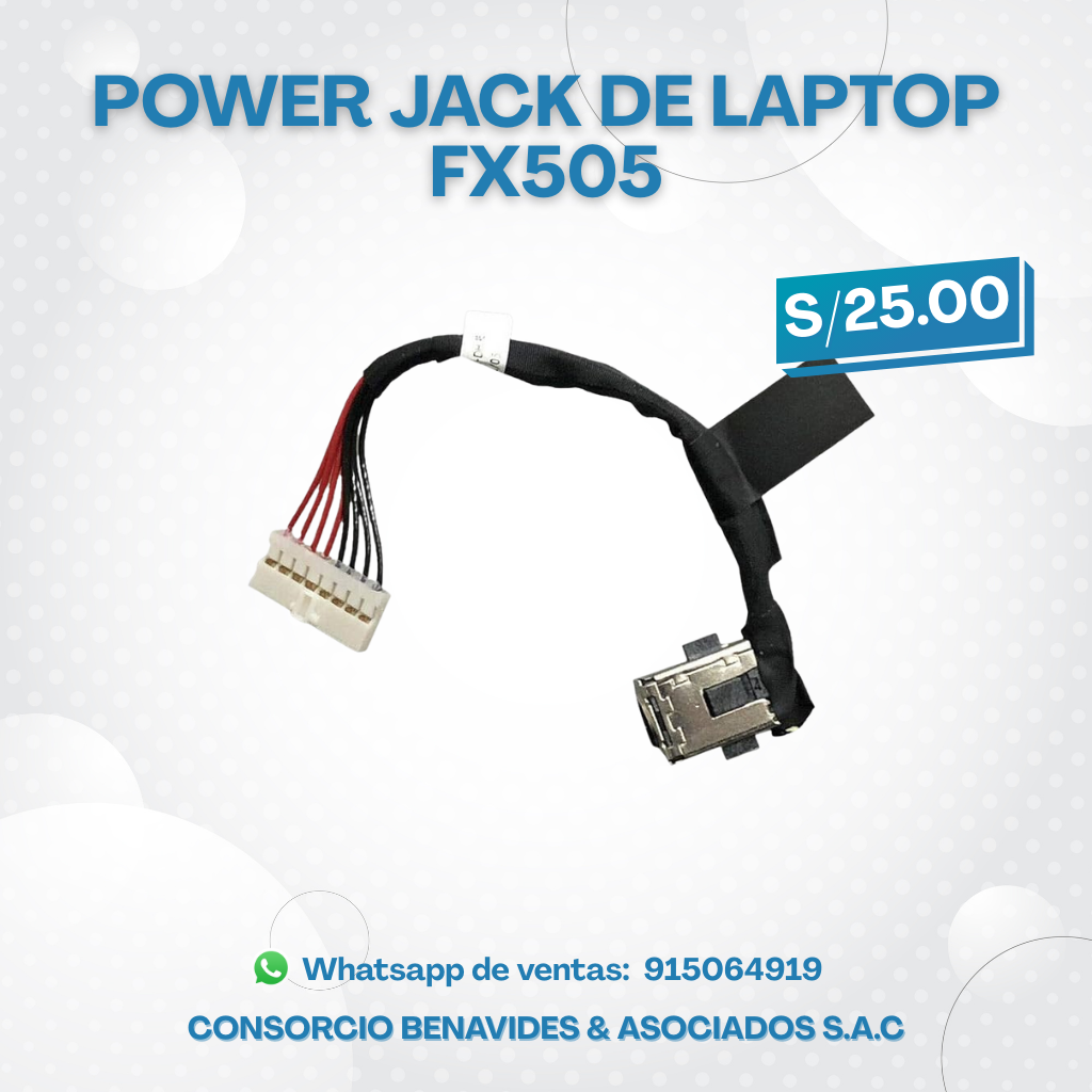 Power Jack para Laptop FX505