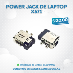 Power Jack para Laptop Asus X571