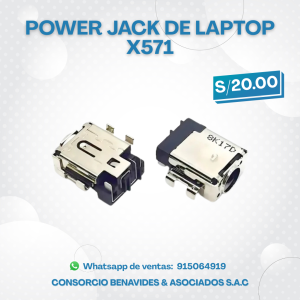 Power Jack para Laptop Asus X571
