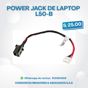 Power Jack para Laptop Toshiba L50-B