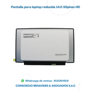 Pantalla Reducida para Laptop 14.0 30pines