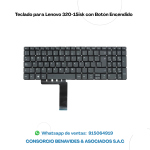 Teclado para Lenovo 320-15isk con Botón Encendido