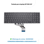 Teclado para laptop HP 250-G7