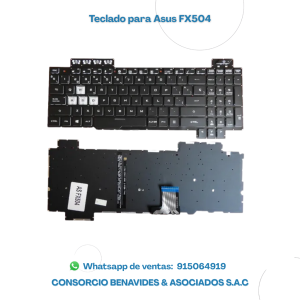 TECLADO PARA LAPTOP ASUS FX504/FX505