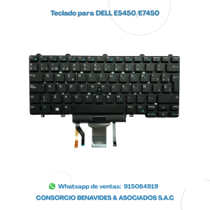 TECLADO PARA LAPTOP DELL E5450/E7450