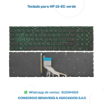 TECLADO PARA LAPTOP HP 15-EC