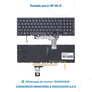 TECLADO PARA LAPTOP HP 16-D